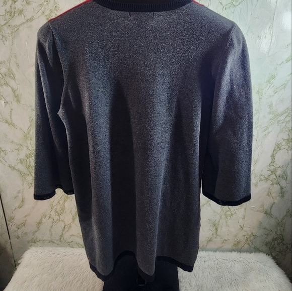 Style & Co. Sequin and Color Block Sweater - Picture 7 of 8